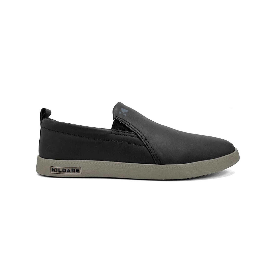 Sapatênis Kildare De Couro Iate 1203.7957 Preto/Cinza Sapatênis Kildare De Couro Iate 1203.7957 Preto/Cinza