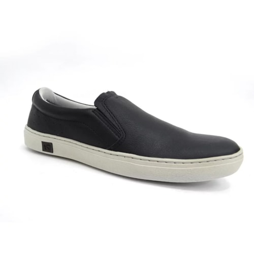 SapaTênis Kildare Masculino de Couro 1001.4502 Preto