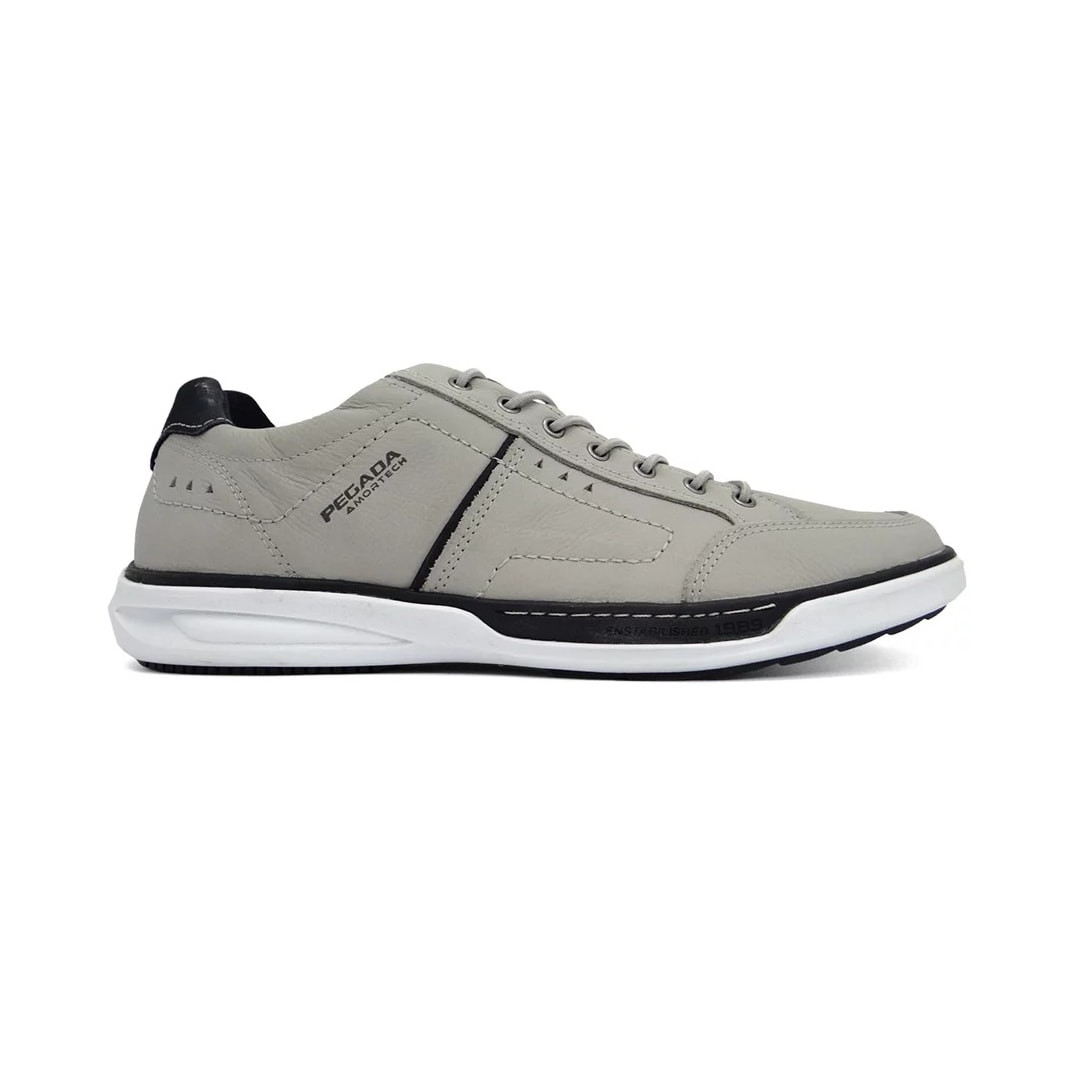 Sapatênis Pegada Couro Masculino 111102 Rustic Silver Sapatênis Pegada Couro Masculino 111102 Rustic Silver