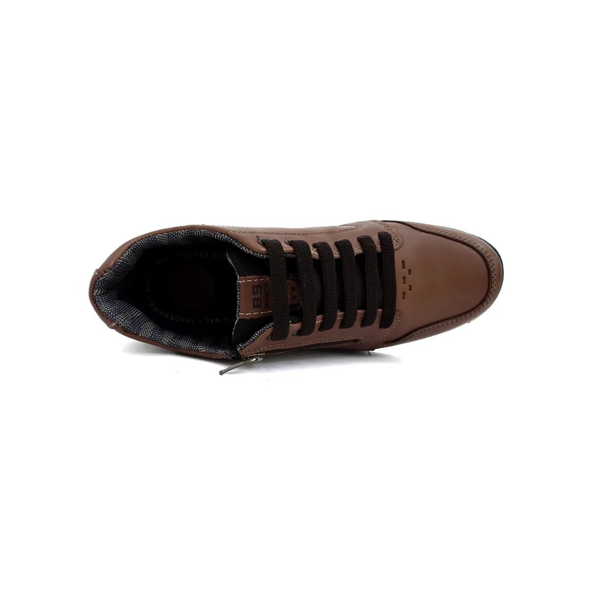 Sapatênis Pegada Masculino de Couro 114858 Pinhao/Brown Sapatênis Pegada Masculino de Couro 114858 Pinhao/Brown