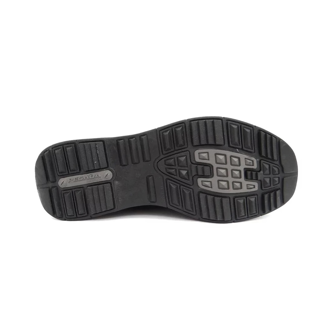 Sapatênis Pegada Masculino de Couro 114858 Preto/Cravo