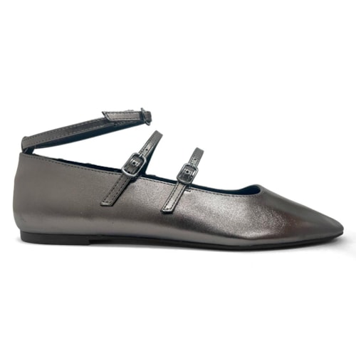 Detalhe - Sapatilha Anacapri Boneca 30577 0043 Prata Velho