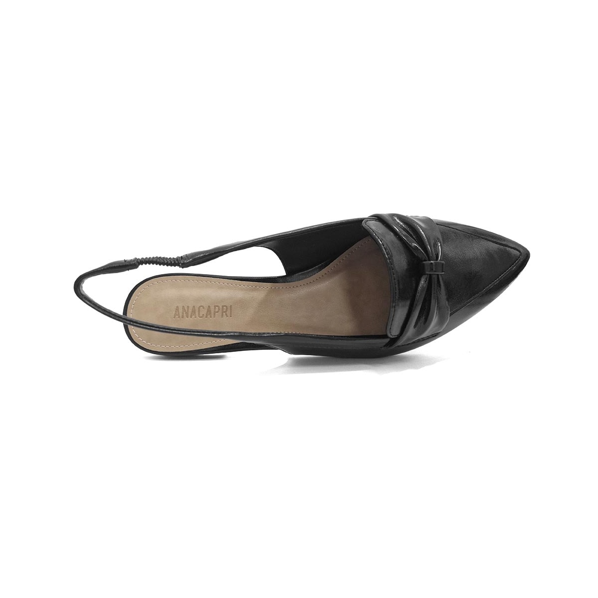 Sapatilha Anacapri Slingback Bico Fino C30029 0380 Preto
