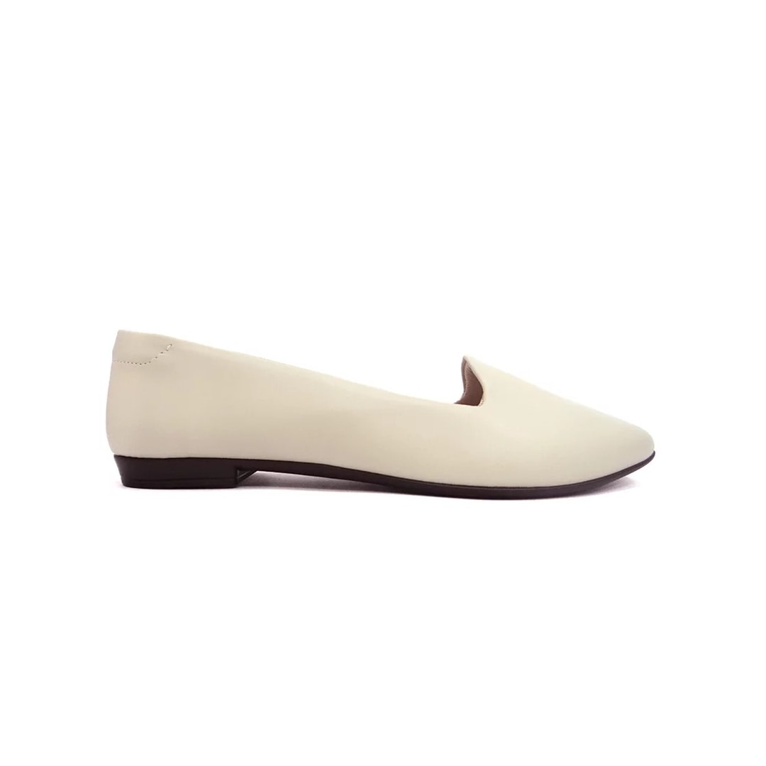 Sapatilha Beira Rio Slip Bico Fino 4136.394 Creme Sapatilha Beira Rio Slip Bico Fino 4136.394 Creme