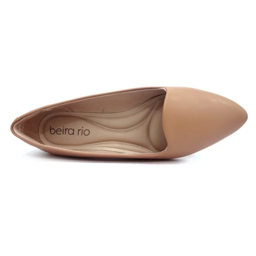 Sapatilha Beira Rio Slip Bico Fino 4136.394 Nude