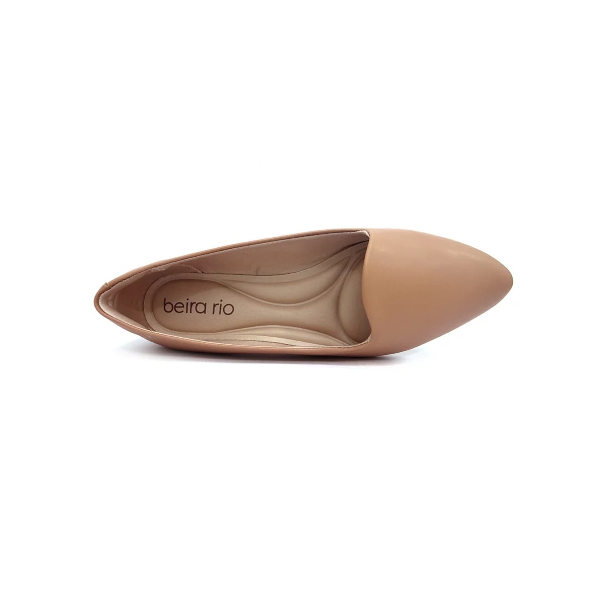 Sapatilha Beira Rio Slip Bico Fino 4136.394 Nude Sapatilha Beira Rio Slip Bico Fino 4136.394 Nude