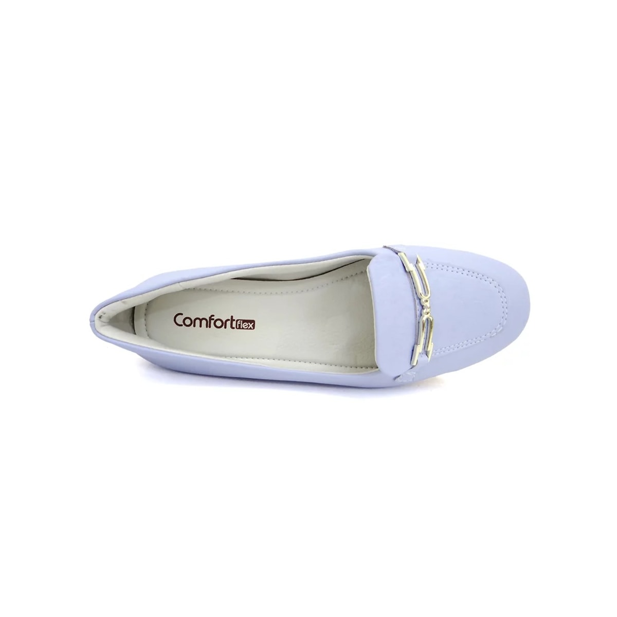Sapatilha Comfortflex Mocassim 23-63404 Celeste