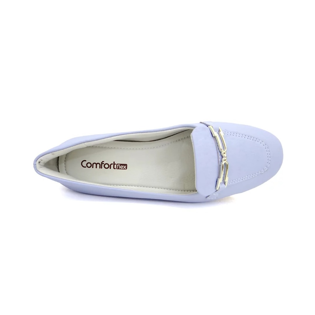 Sapatilha Comfortflex Mocassim 23-63404 Celeste
