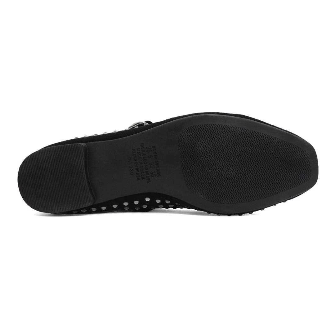Sapatilha Dakota Boneca Com Brilho DA235 Preto