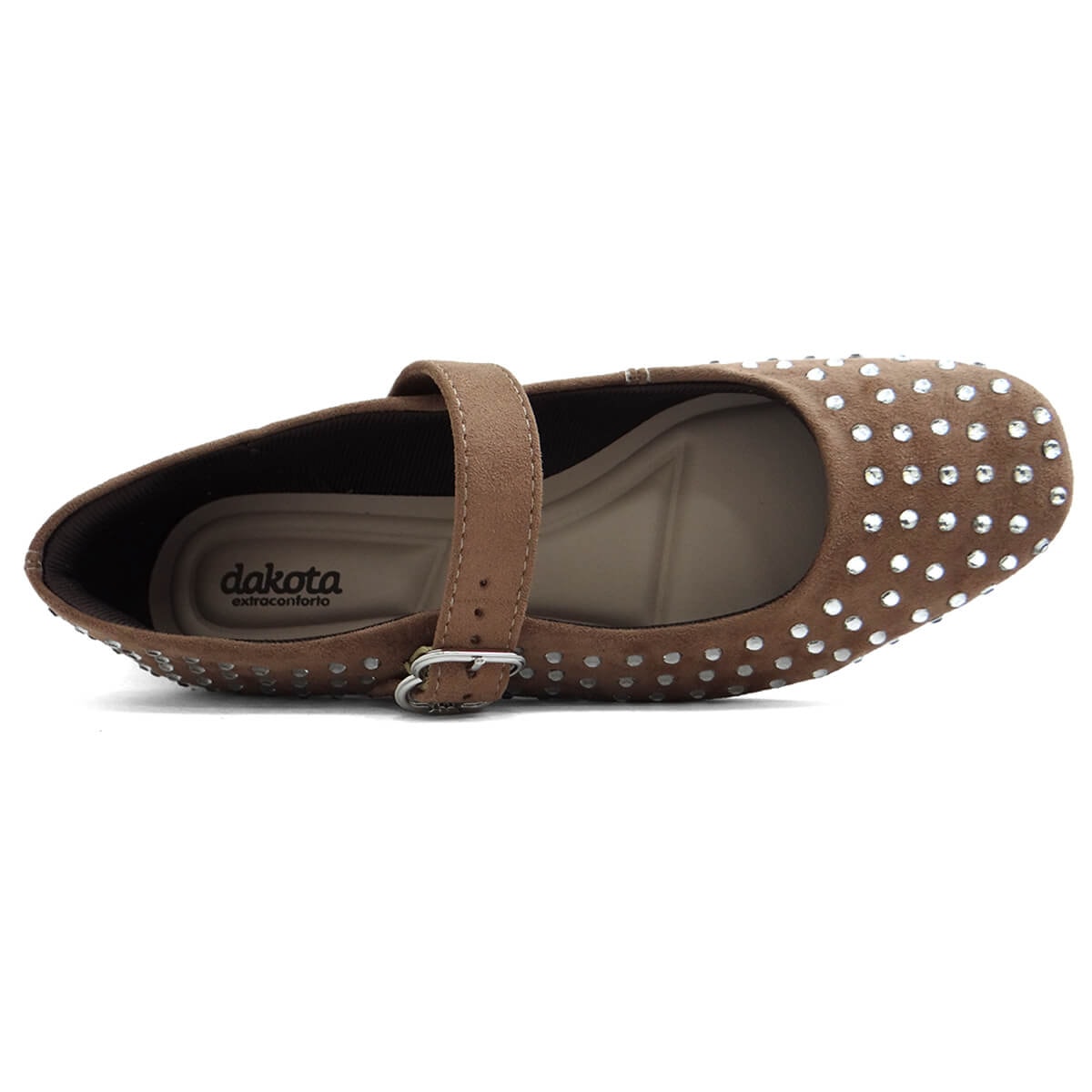 Sapatilha Dakota Boneca Com Brilho DA235 Titanium Sapatilha Dakota Boneca Com Brilho DA235 Titanium