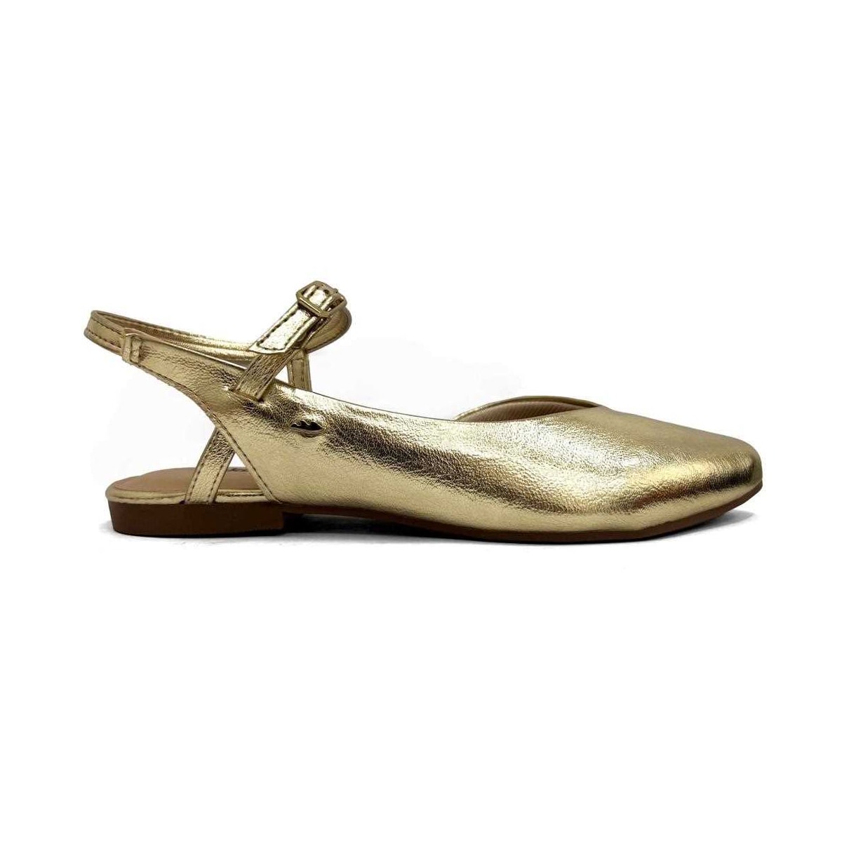 Sapatilha Dakota Slingback Bico Fino G9834 Champagne Sapatilha Dakota Slingback Bico Fino G9834 Champagne