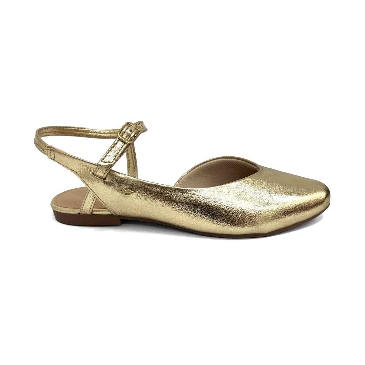 Sapatilha Dakota Slingback Bico Fino G9834 Champagne Sapatilha Dakota Slingback Bico Fino G9834 Champagne