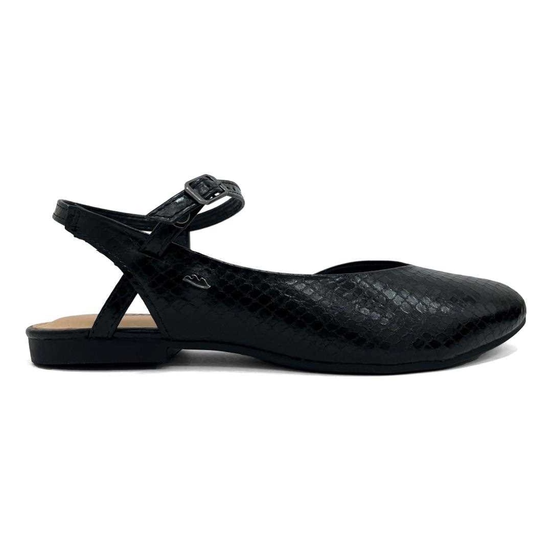 Sapatilha Dakota Slingback Bico Fino G9834 Preto