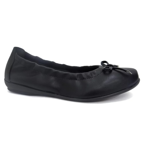 Detalhe - Sapatilha Dalla Vecchia Elástico 20600852 Mestiço Preto