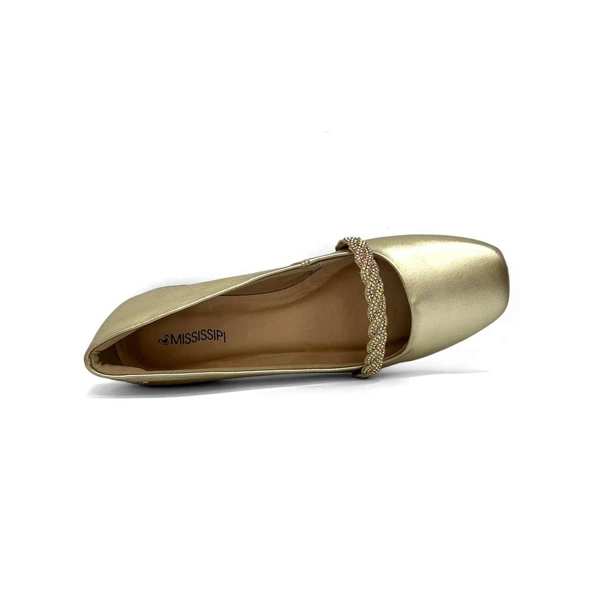 Sapatilha Mississipi Slingback Boneca Ma335 Champagne Sapatilha Mississipi Slingback Boneca Ma335 Champagne