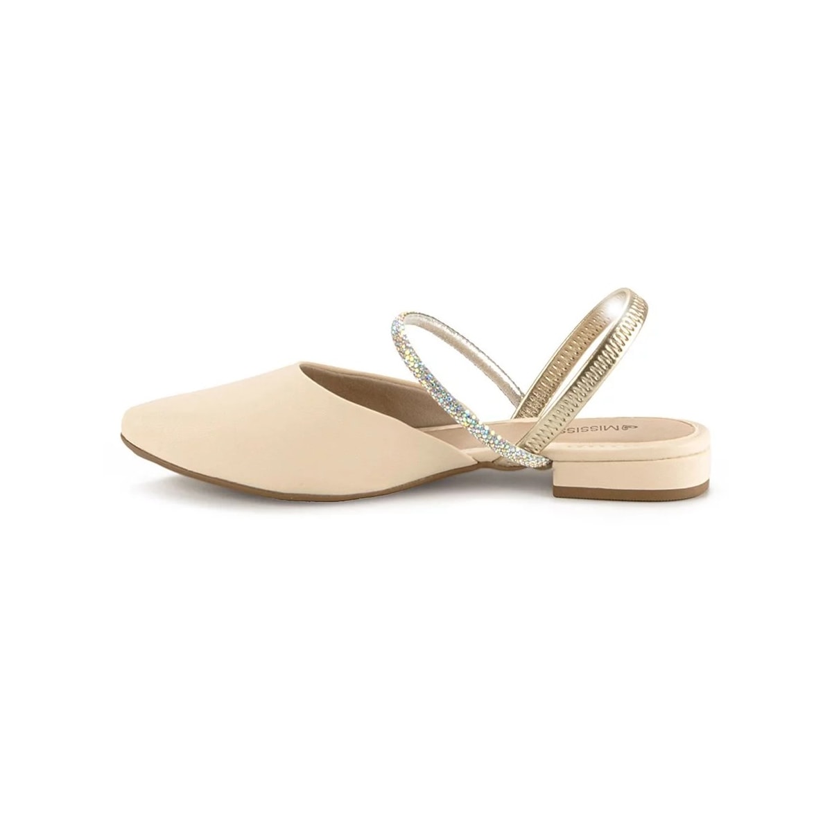 Sapatilha Mississipi Slingback Mi752 Baunilha Sapatilha Mississipi Slingback Mi752 Baunilha