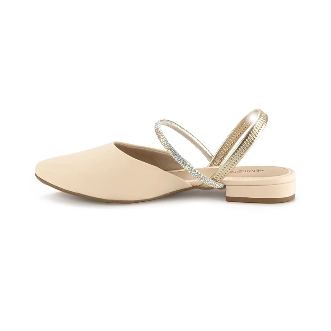 Sapatilha Mississipi Slingback Mi752 Baunilha Sapatilha Mississipi Slingback Mi752 Baunilha