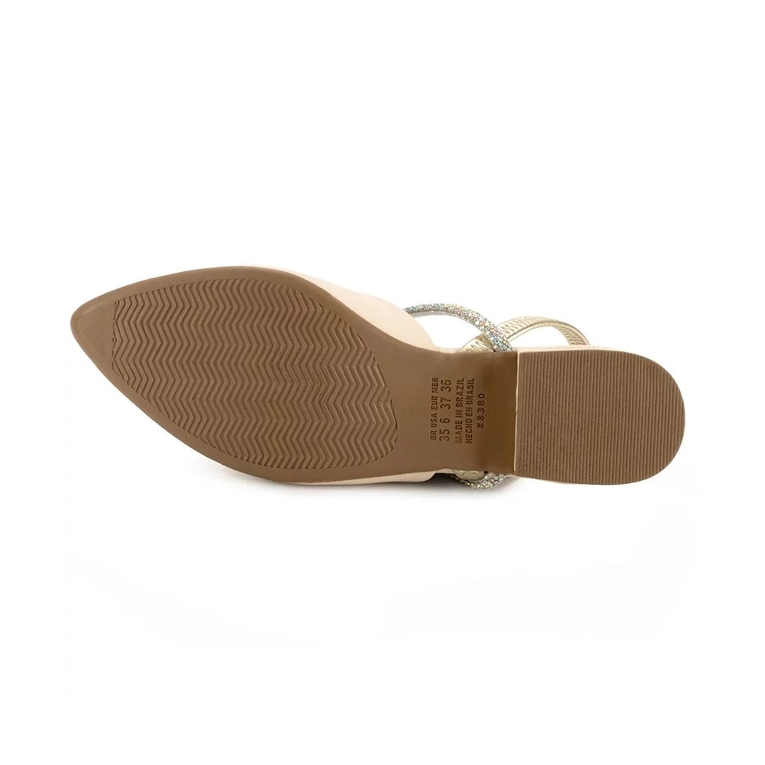 Sapatilha Mississipi Slingback Mi752 Baunilha Sapatilha Mississipi Slingback Mi752 Baunilha