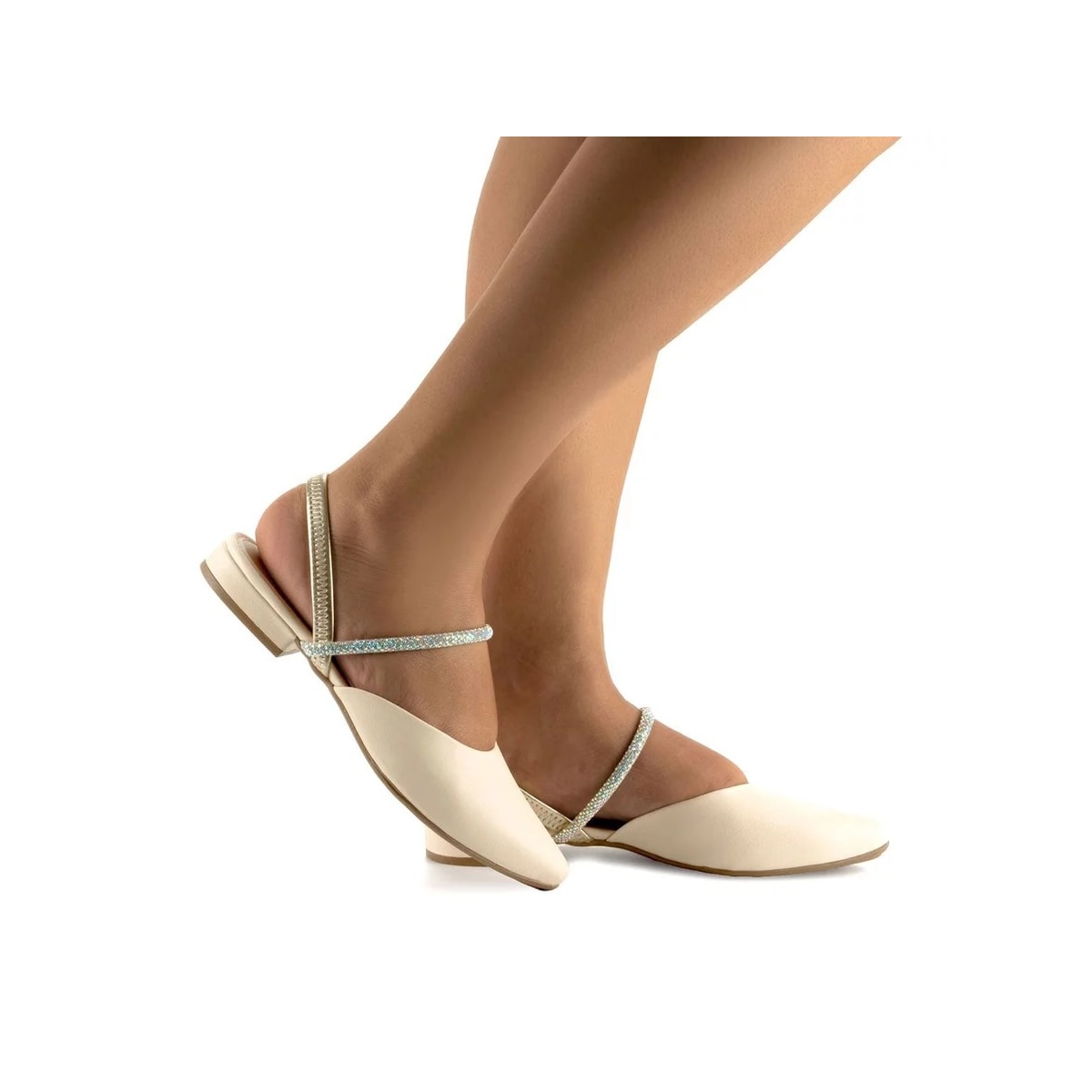 Sapatilha Mississipi Slingback Mi752 Baunilha