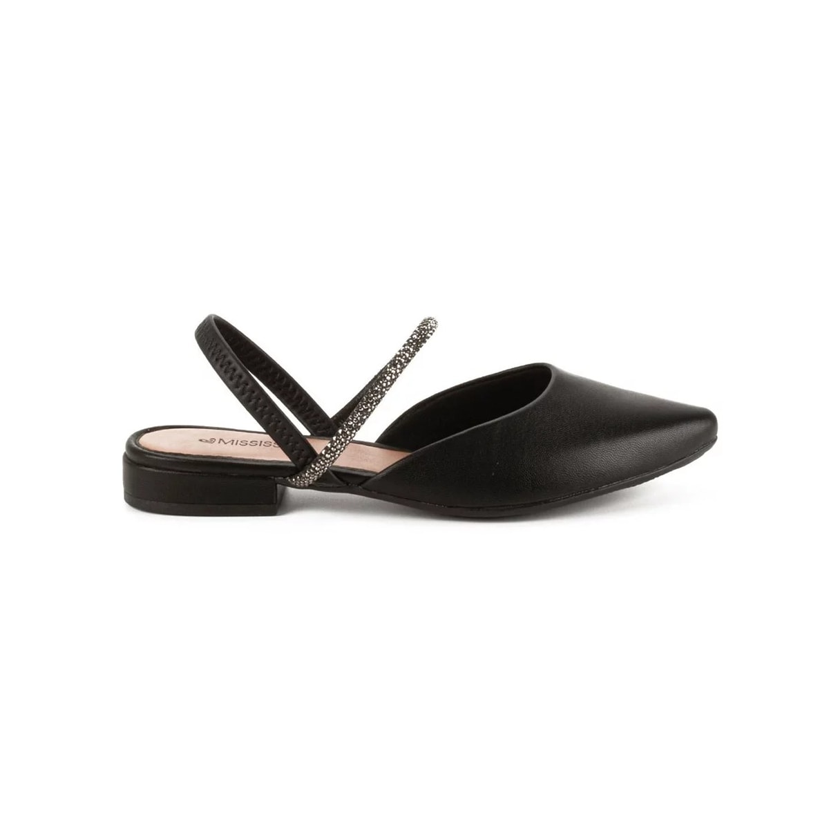 Sapatilha Mississipi Slingback Mi752 Preto Sapatilha Mississipi Slingback Mi752 Preto