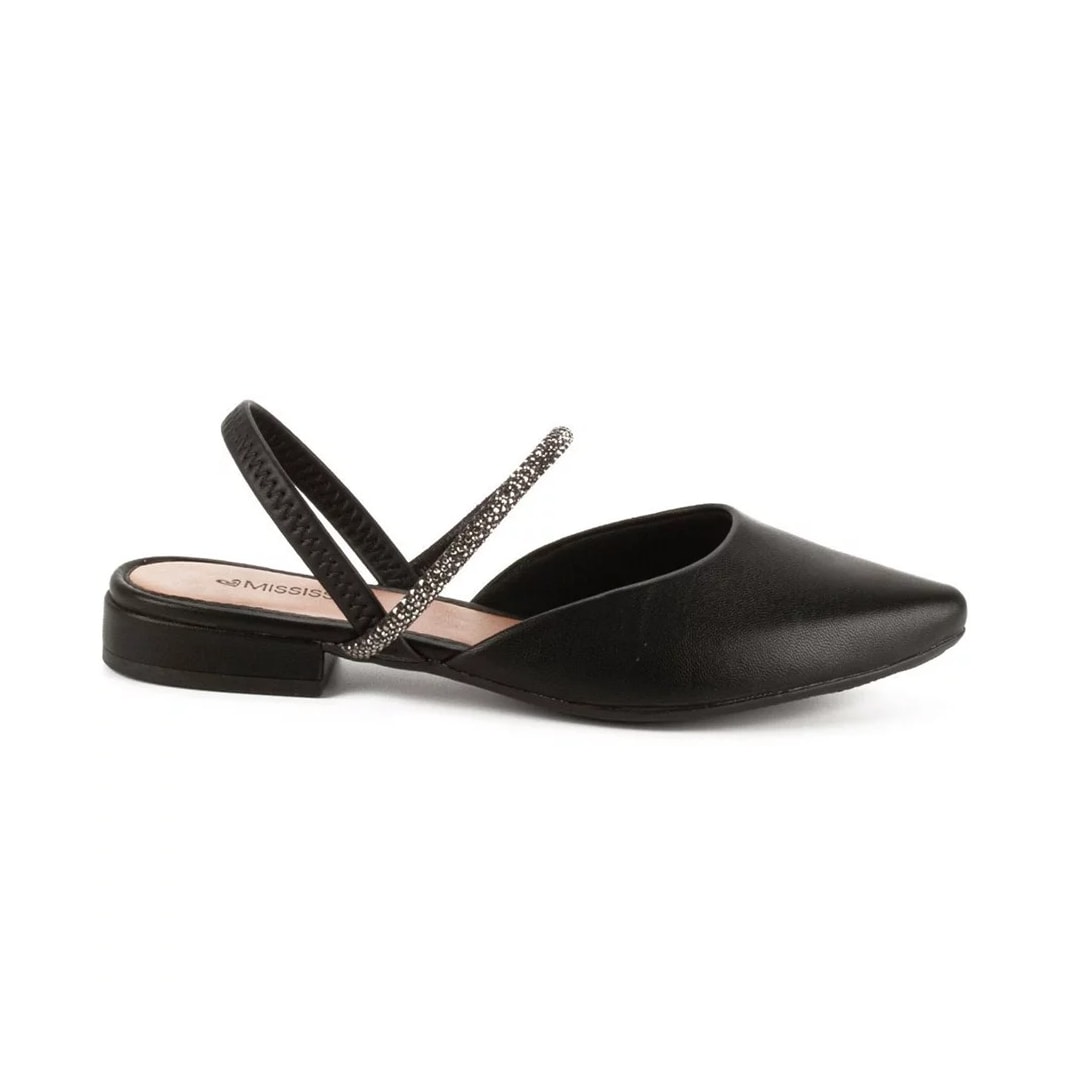 Sapatilha Mississipi Slingback Mi752 Preto Sapatilha Mississipi Slingback Mi752 Preto