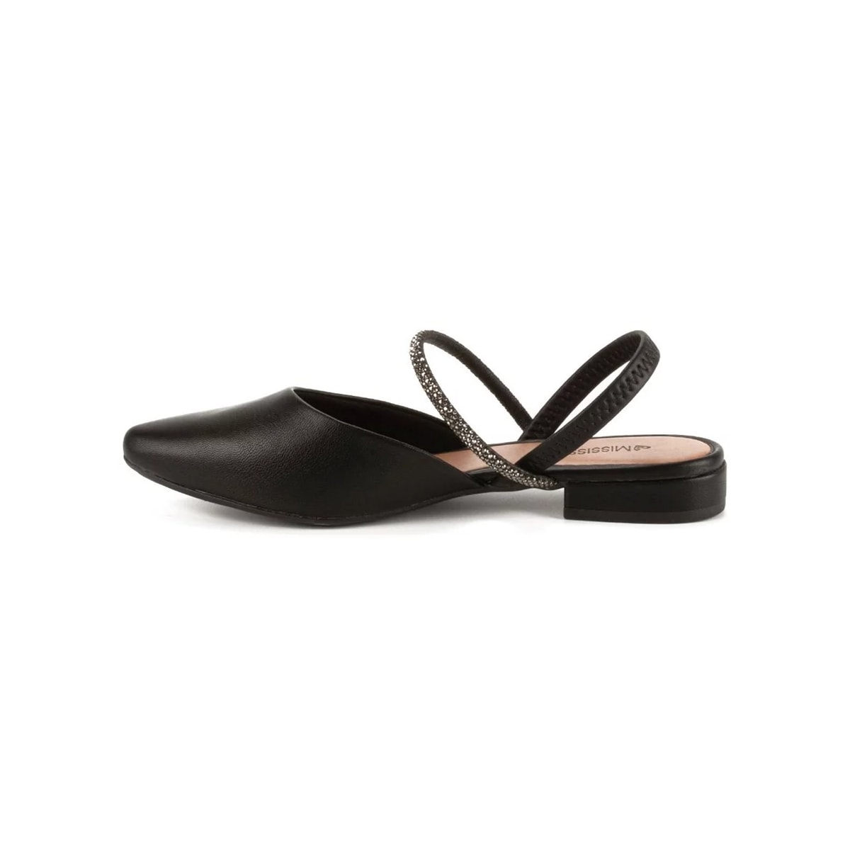 Sapatilha Mississipi Slingback Mi752 Preto Sapatilha Mississipi Slingback Mi752 Preto