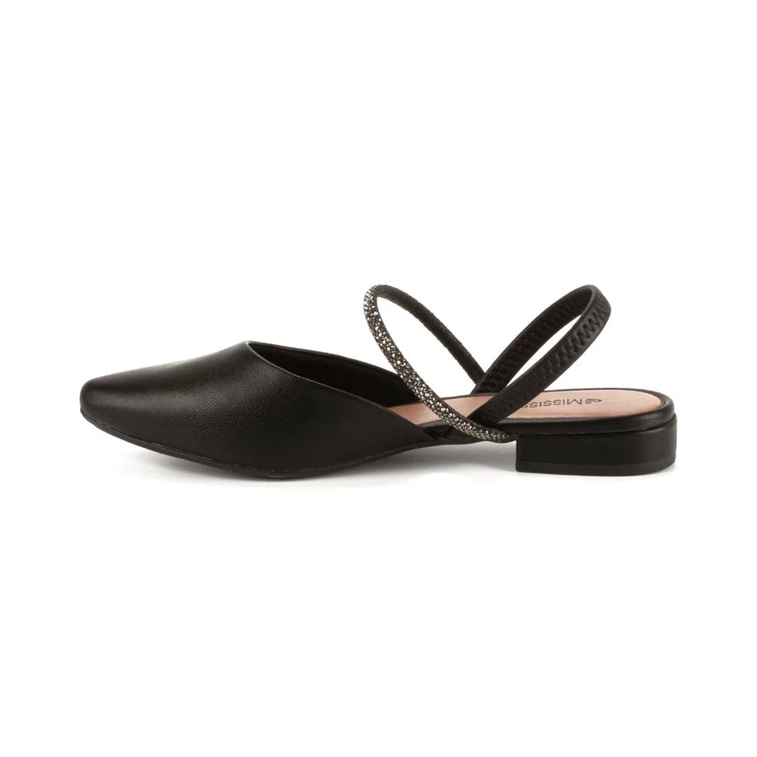 Sapatilha Mississipi Slingback Mi752 Preto