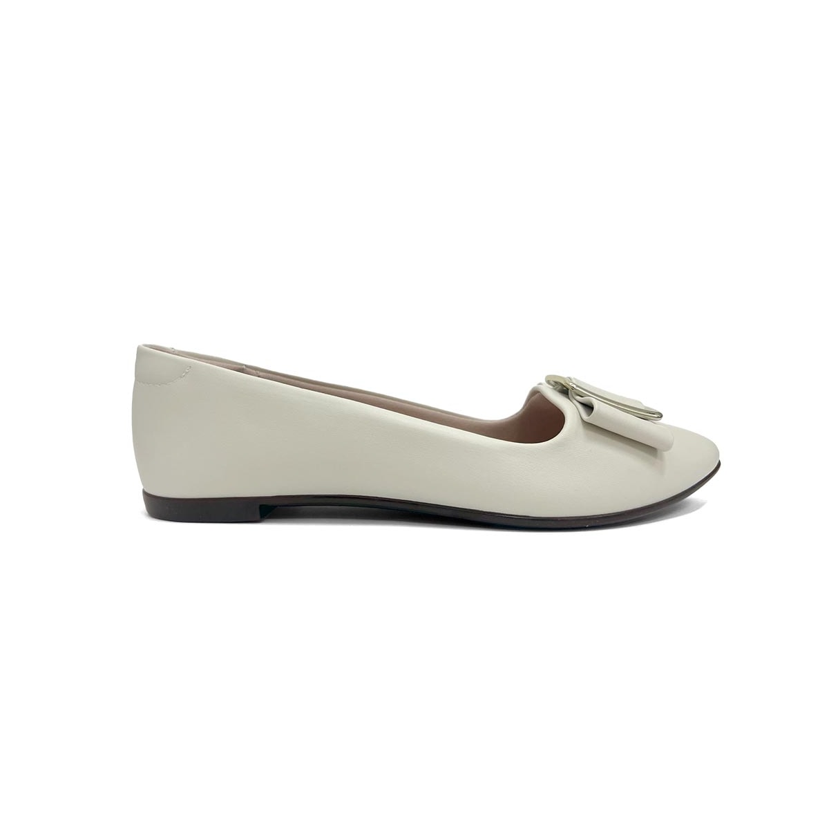 Sapatilha Moleca Bico Fino 5635.879 Branco Off Sapatilha Moleca Bico Fino 5635.879 Branco Off