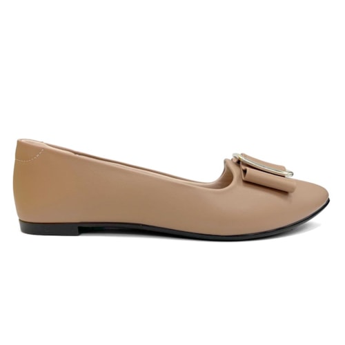 Detalhe - Sapatilha Moleca Bico Fino 5635.879 Nude