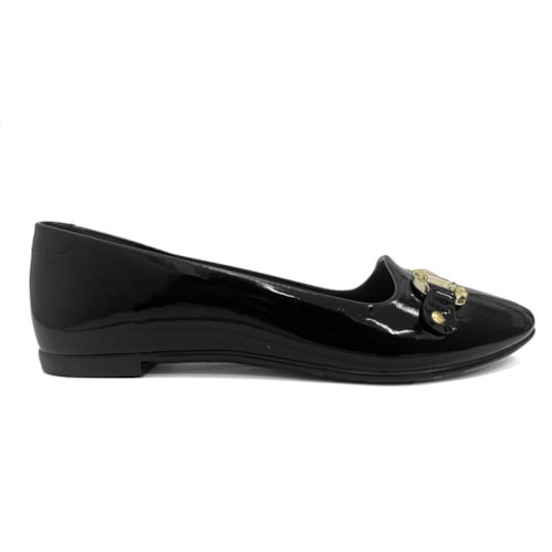 Detalhe - Sapatilha Moleca Bico Fino 5635.880 Preto