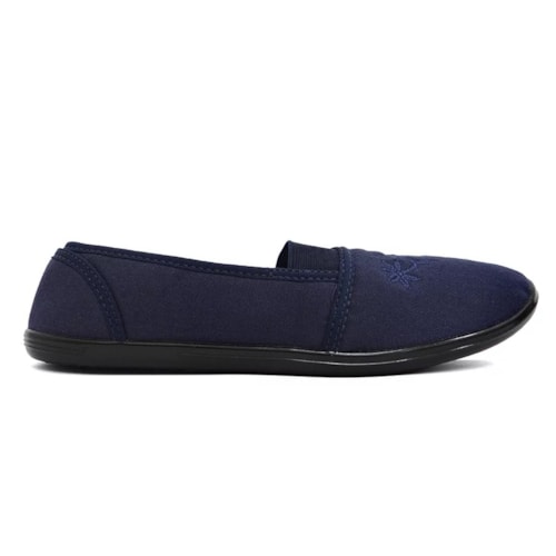 Detalhe - Sapatilha Moleca De Brim 520.1112 Marinho