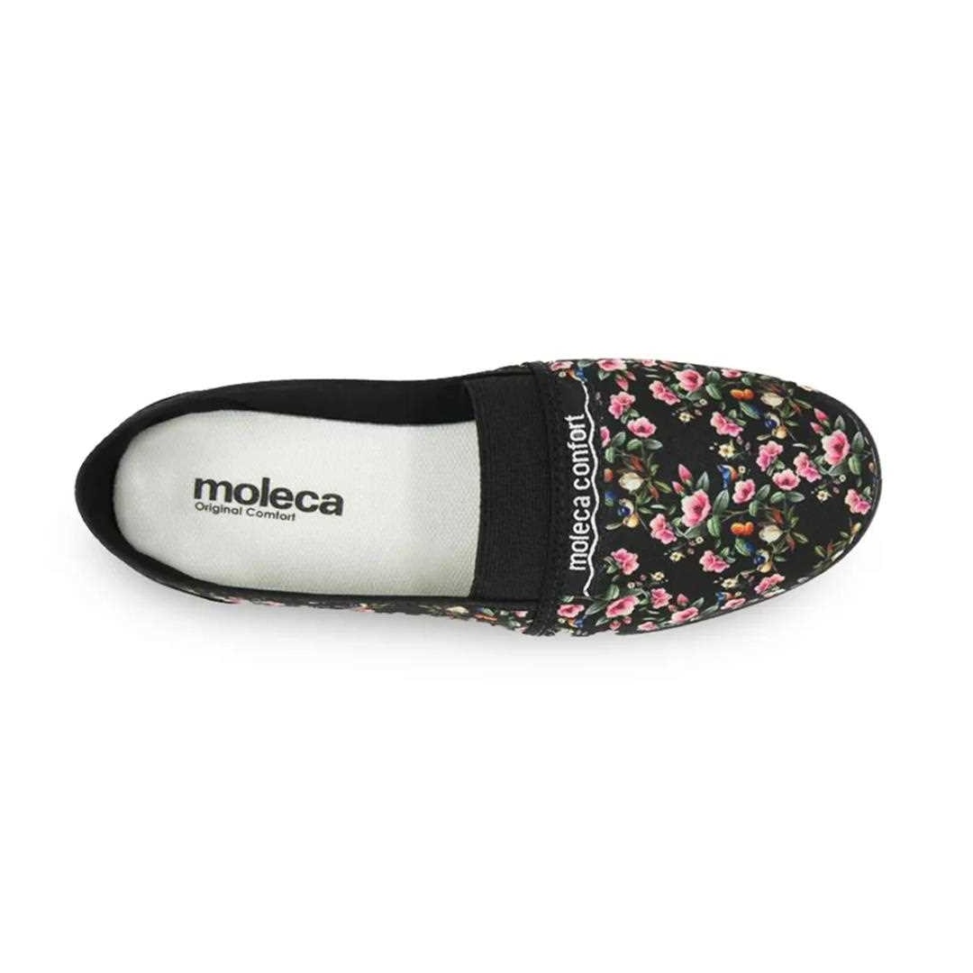 Sapatilha Moleca de Brim 520.59 Multi Preto Floral Sapatilha Moleca de Brim 520.59 Multi Preto Floral