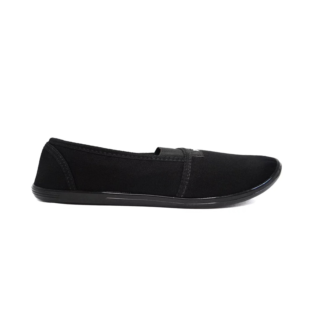 Sapatilha Moleca de Brim 520.59 Preto/Preto
