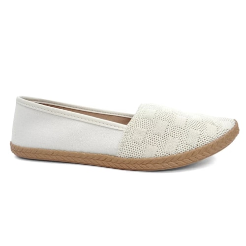 Sapatilha Moleca Espadrille 5287.297 Branco