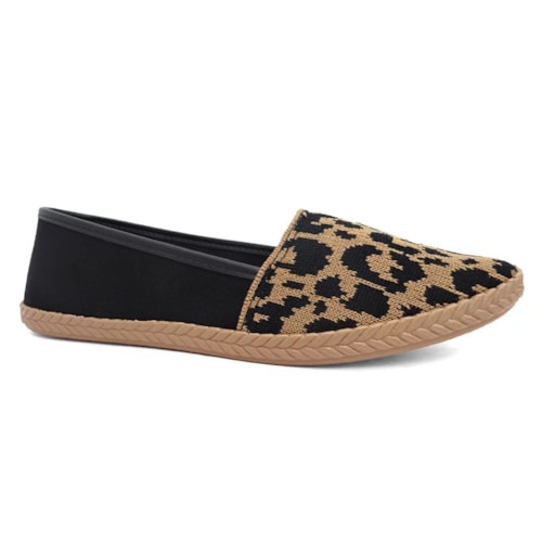 Sapatilha Moleca Espadrille 5287.297 Onça/Camel