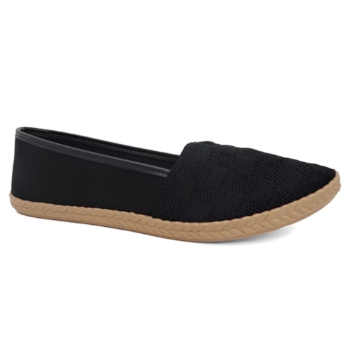 Sapatilha Moleca Espadrille 5287.297 Preto