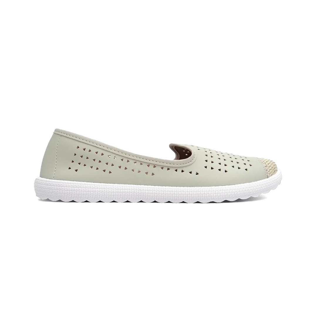 Sapatilha Moleca Espadrille 5748.119 Branco/Cru