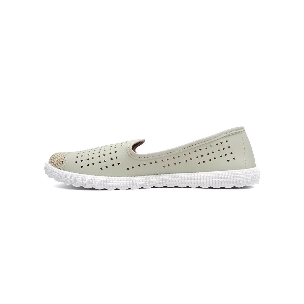 Sapatilha Moleca Espadrille 5748.119 Branco/Cru Sapatilha Moleca Espadrille 5748.119 Branco/Cru