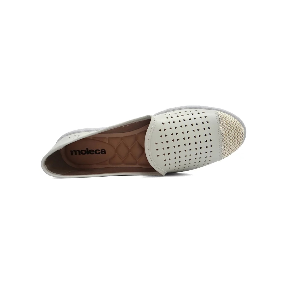 Sapatilha Moleca Espadrille 5748.119 Branco/Cru Sapatilha Moleca Espadrille 5748.119 Branco/Cru