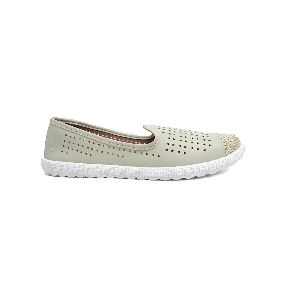 Sapatilha Moleca Espadrille 5748.119 Branco/Cru Sapatilha Moleca Espadrille 5748.119 Branco/Cru