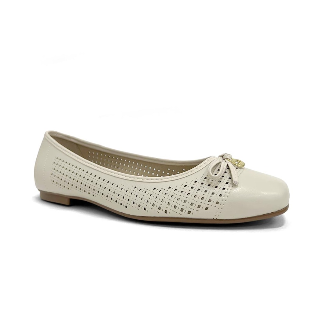 Sapatilha Moleca Feminina 5829.111 Branco Off