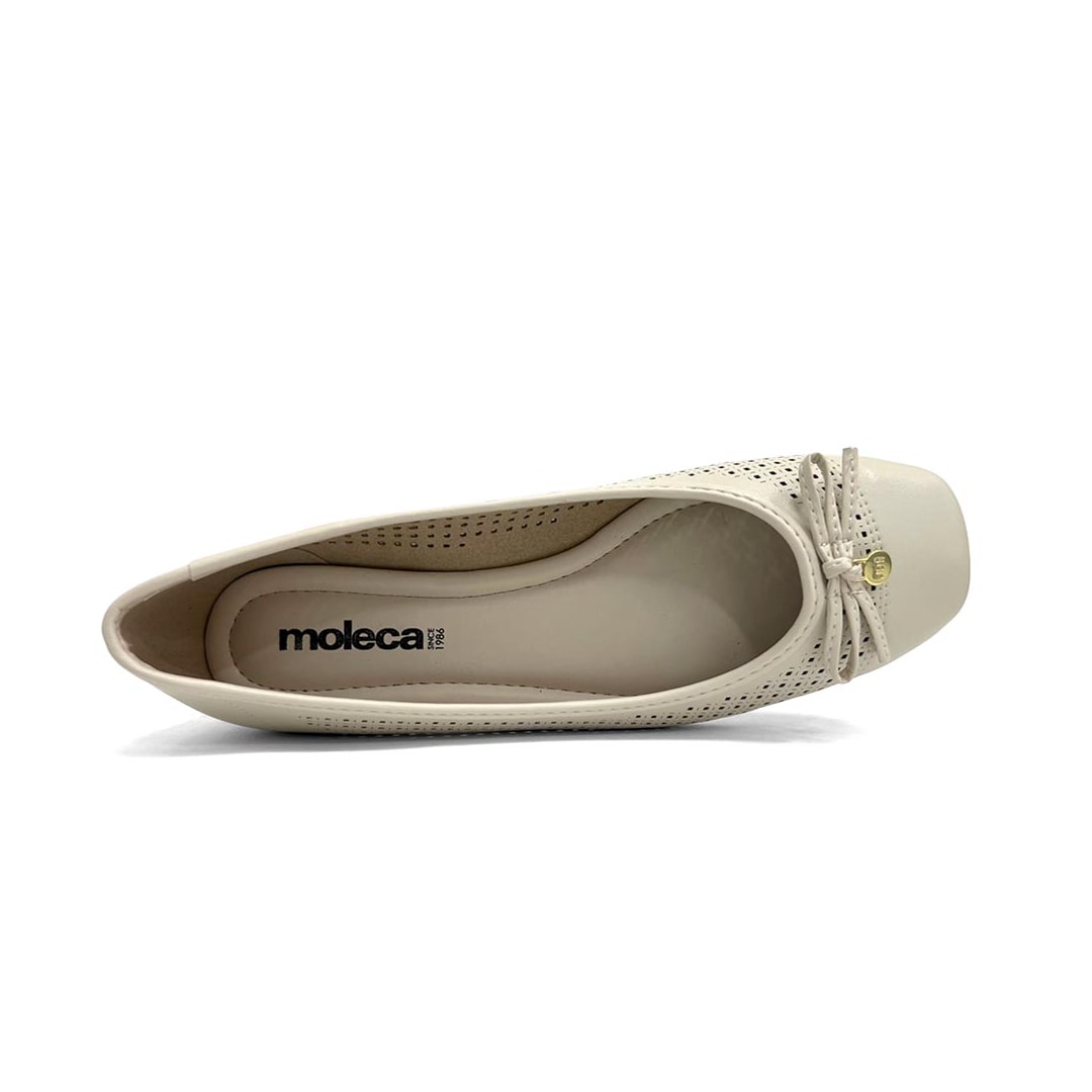 Sapatilha Moleca Feminina 5829.111 Branco Off