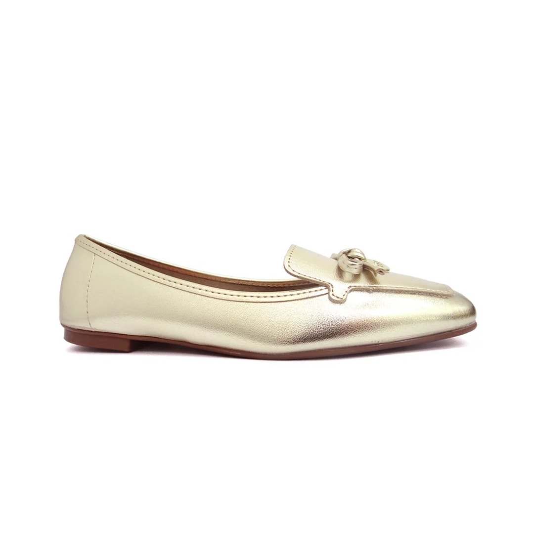 Sapatilha Moleca Mocassim 5737.203 Dourado Sapatilha Moleca Mocassim 5737.203 Dourado