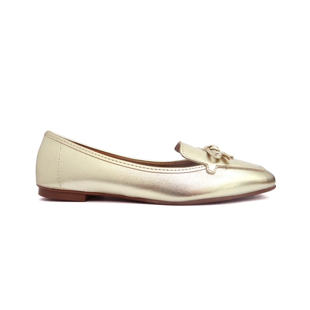 Sapatilha Moleca Mocassim 5737.203 Dourado