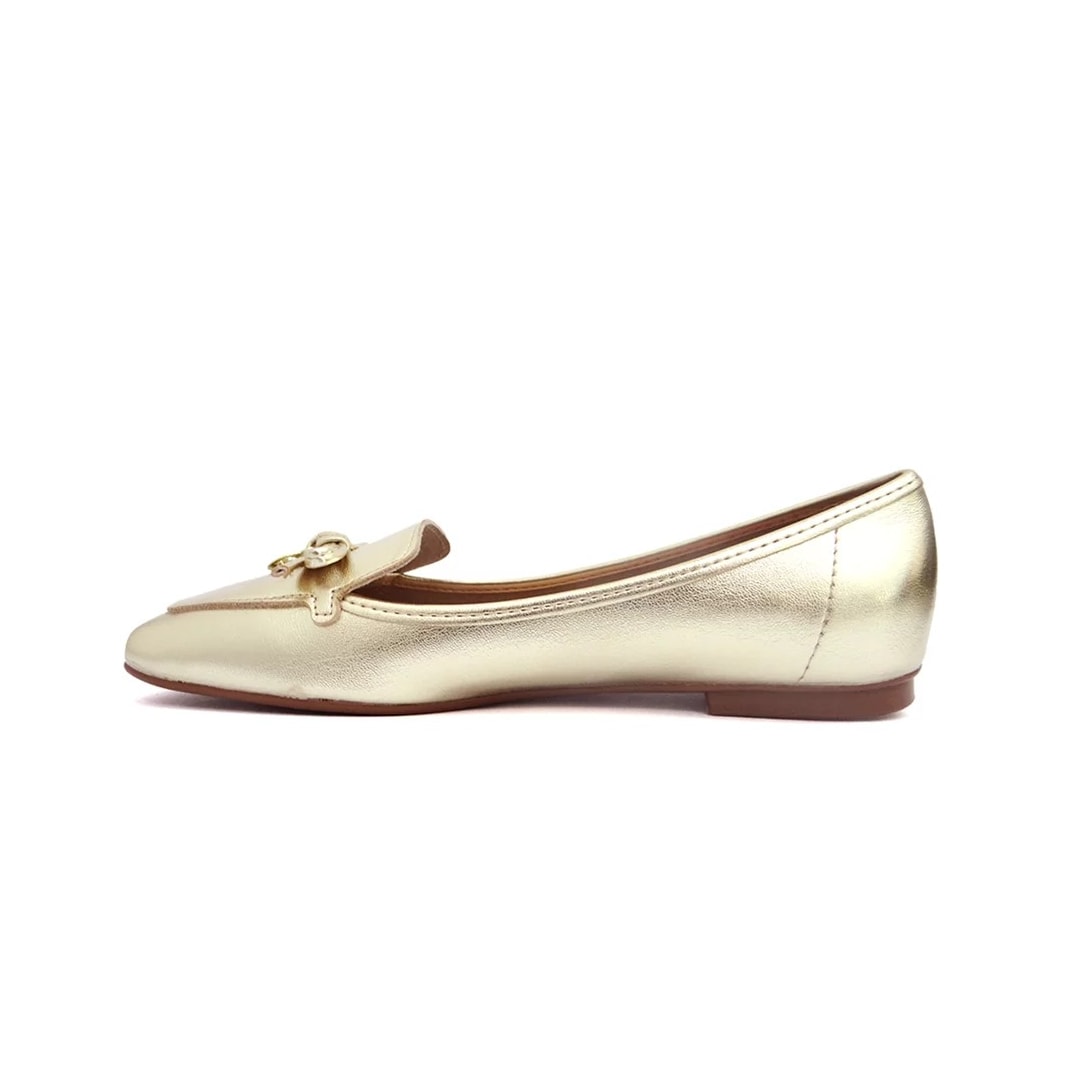 Sapatilha Moleca Mocassim 5737.203 Dourado