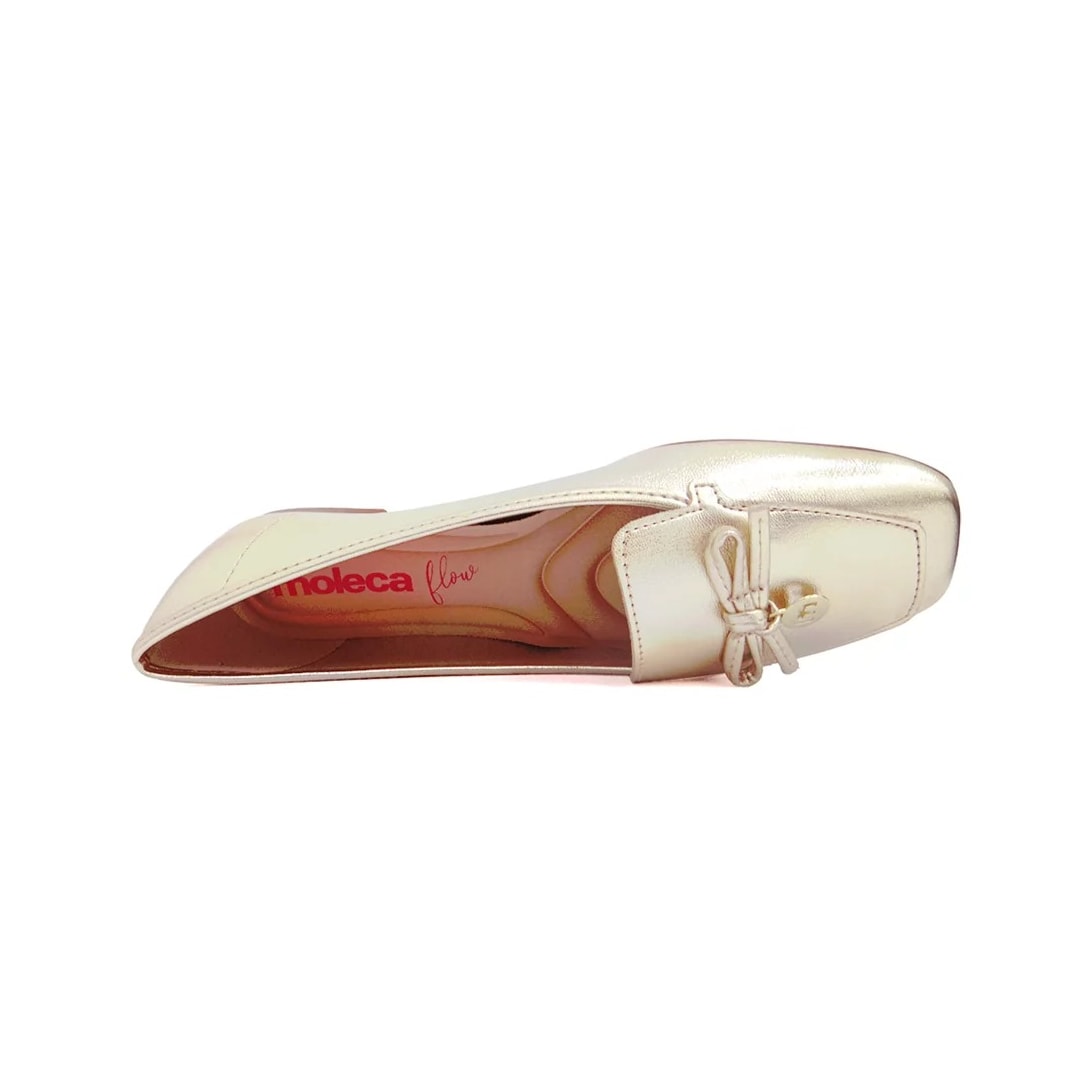 Sapatilha Moleca Mocassim 5737.203 Dourado Sapatilha Moleca Mocassim 5737.203 Dourado