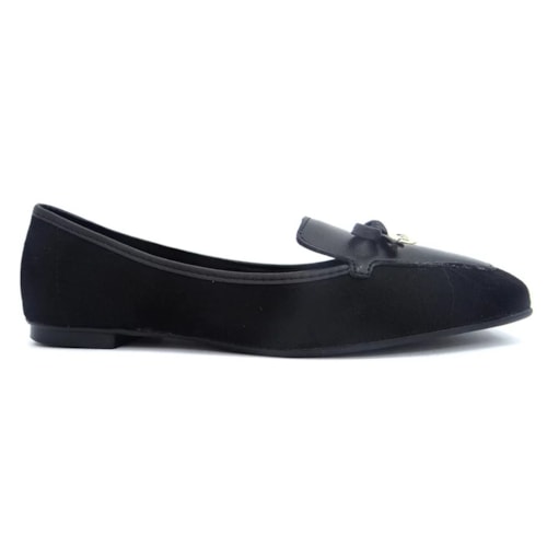 Sapatilha Moleca Mocassim 5737.203 Preto