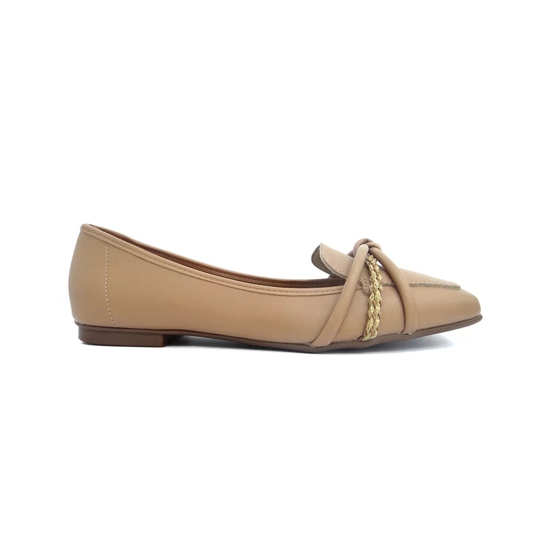 Sapatilha Moleca Mocassim 5737.212 Tan/Multi Tan Sapatilha Moleca Mocassim 5737.212 Tan/Multi Tan
