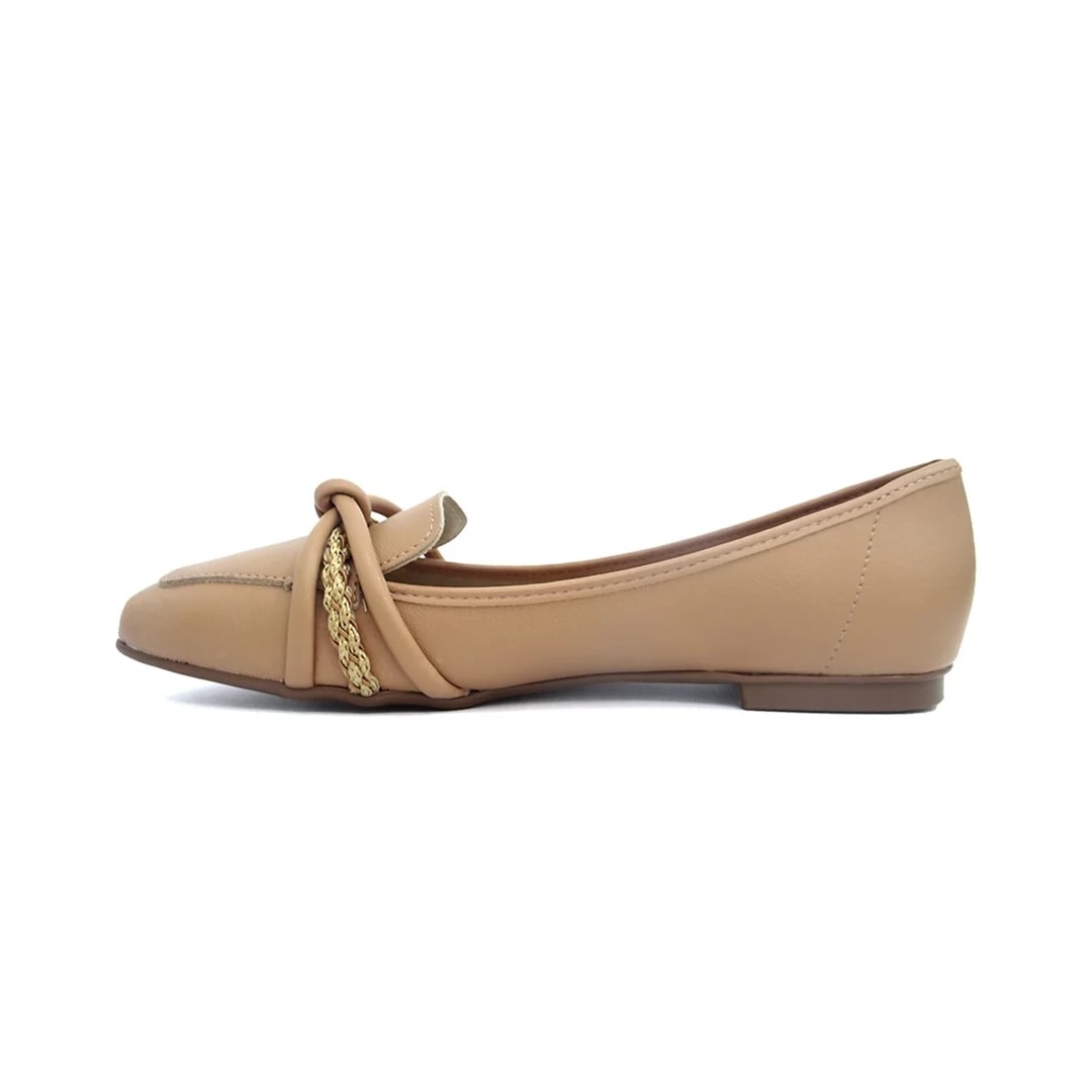 Sapatilha Moleca Mocassim 5737.212 Tan/Multi Tan