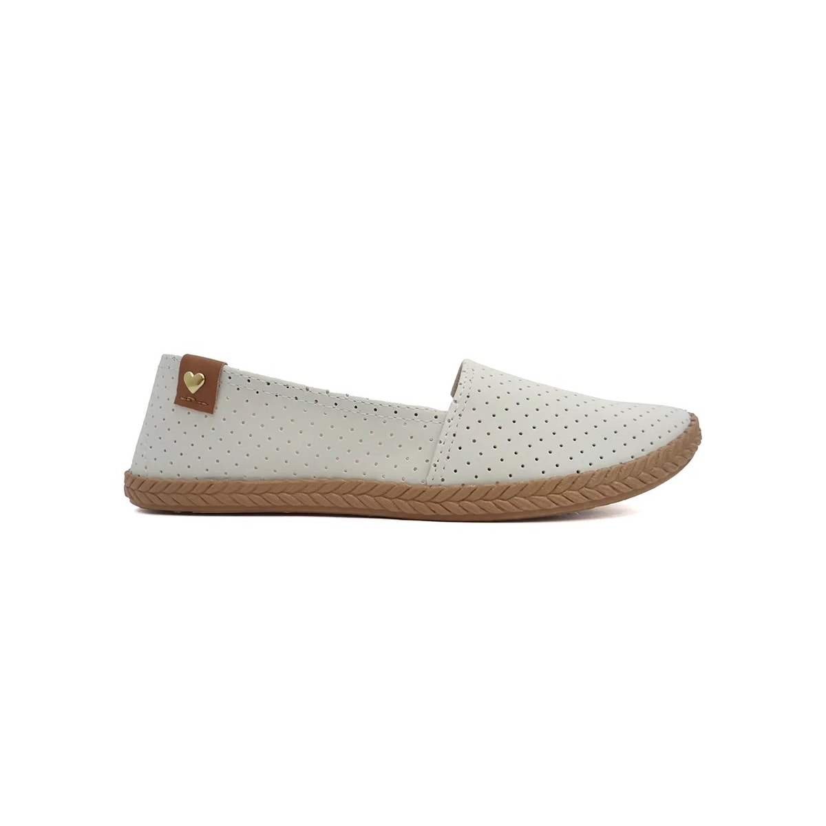 Sapatilha Moleca Tipo Alpargata 5287.210 Branco Off Sapatilha Moleca Tipo Alpargata 5287.210 Branco Off